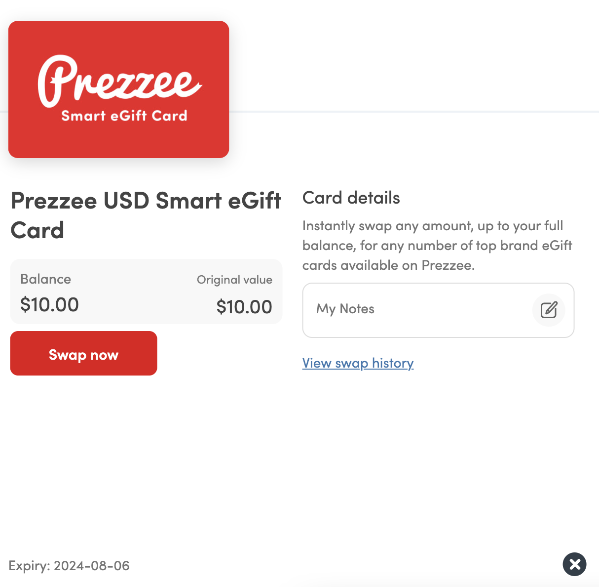Prezzee Smart Gift Card Multi Swap Prezzee US